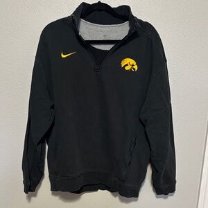 Nike Black Quarter-Zip with Yellow Accents